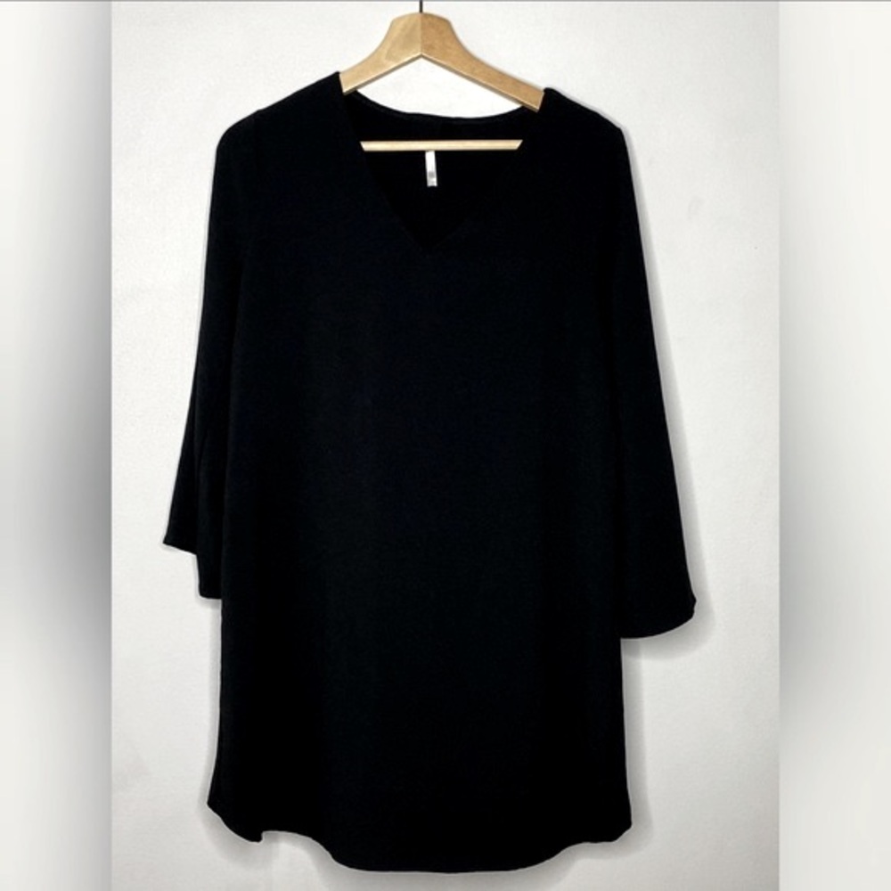 Red‎ Lolly Black V-Neck Dress/Tunic